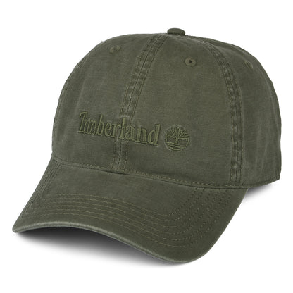 Casquette en Toile de Coton Cooper Hill olive foncé TIMBERLAND