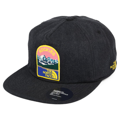 Casquette Snapback Embroidered Earthscape gris chiné foncé THE NORTH FACE