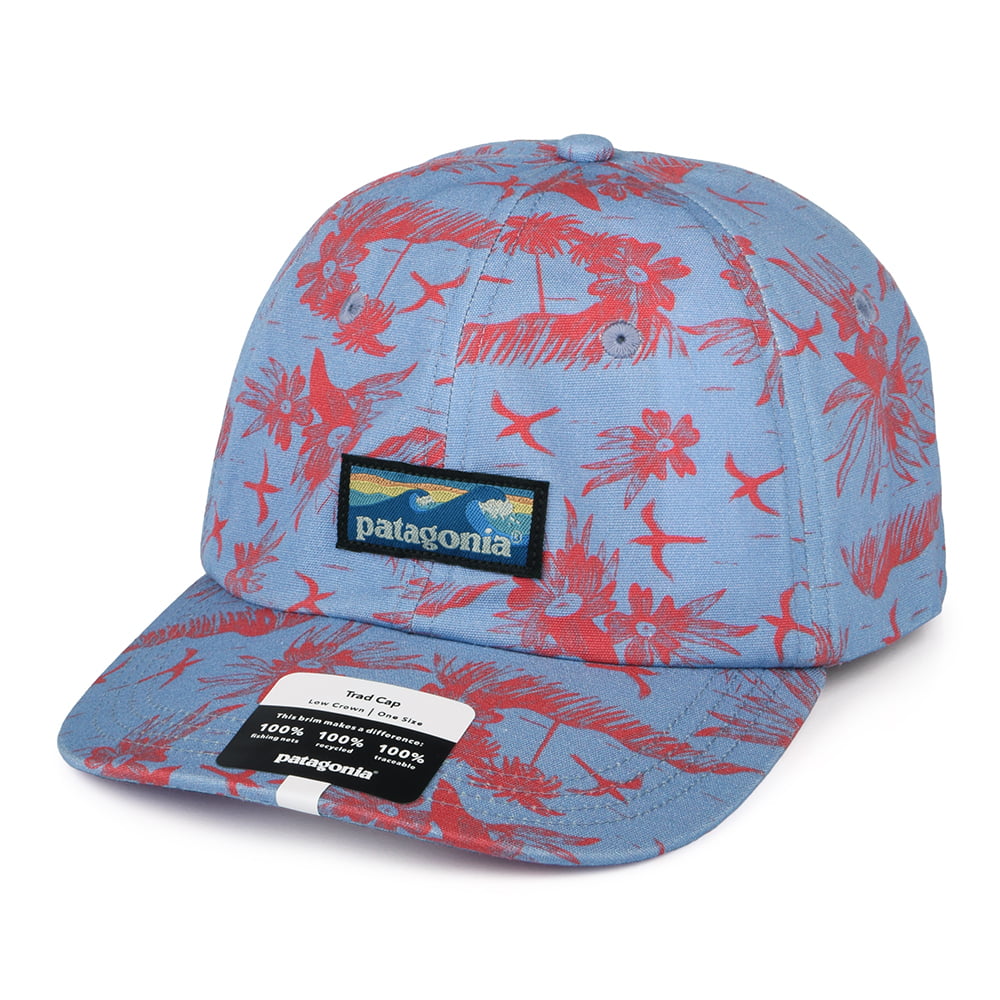 Casquette en Coton Bio Boardshort Label Trad bleu clair PATAGONIA