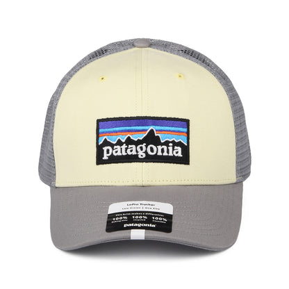 Casquette Trucker en Coton Bio LoPro P-6 Logo jaune clair-bleu clair PATAGONIA