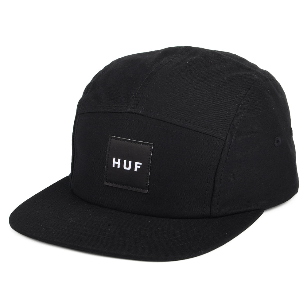 Casquette 5 Panel Essentials Box Logo noir HUF