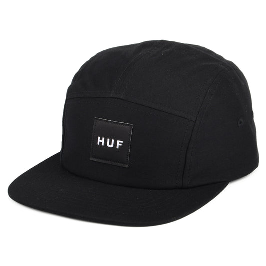 Casquette 5 Panel Essentials Box Logo noir HUF