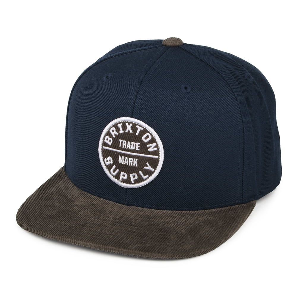 Casquette Snapback Oath III bleu marine-marron BRIXTON