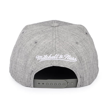 Casquette Snapback Hi Density gris chiné MITCHELL & NESS