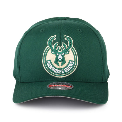 Casquette Snapback NBA Team Ground Stretch Milwaukee Bucks vert MITCHELL & NESS