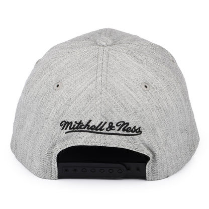 Casquette Snapback NBA Team Heather Stretch Brooklyn Nets gris chiné MITCHELL & NESS