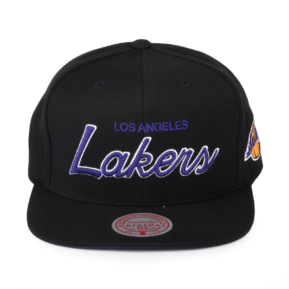 Casquette Snapback NBA Foundation Script L.A. Lakers noir MITCHELL & NESS