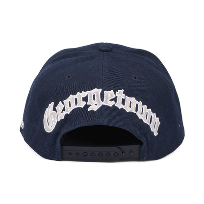 Casquette Snapback English Dropback Georgetown Hoyas bleu marine MITCHELL & NESS