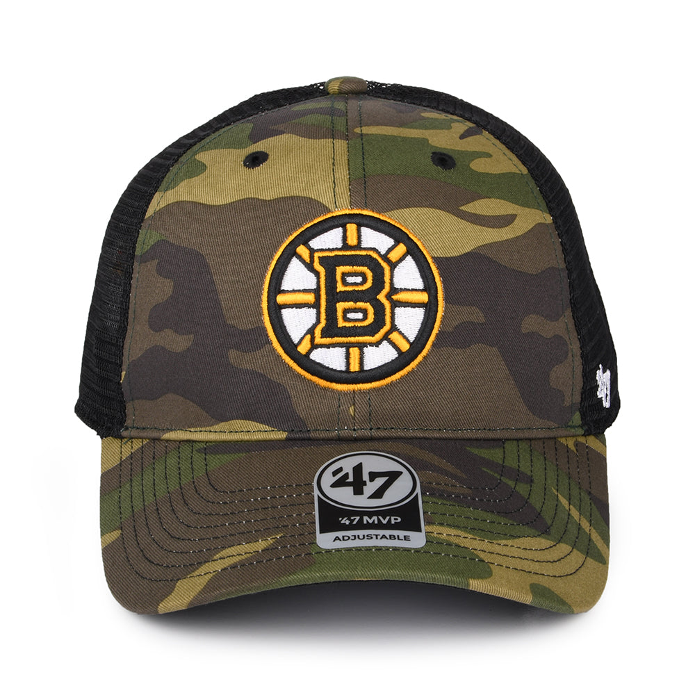 Casquette Trucker NHL Camo Branson MVP Boston Bruins camouflage 47 BRAND