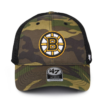 Casquette Trucker NHL Camo Branson MVP Boston Bruins camouflage 47 BRAND