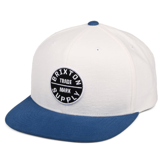 Casquette Snapback Oath III blanc cassé-bleu ciel BRIXTON