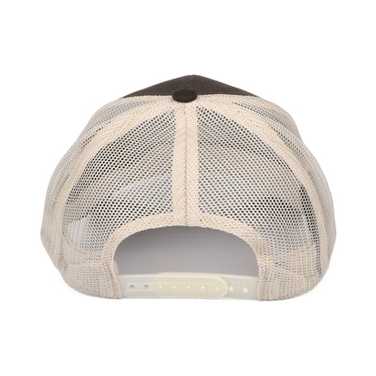 Casquette Trucker Rival Stamp NetPlus MP marron-blanc cassé BRIXTON