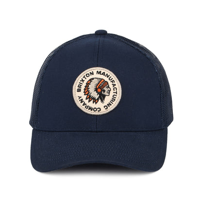 Casquette Trucker Rival Stamp NetPlus MP bleu marine délavé BRIXTON