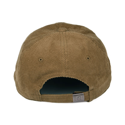 Casquette en Velours Côtelé Harlem marron-marron clair CARHARTT WIP
