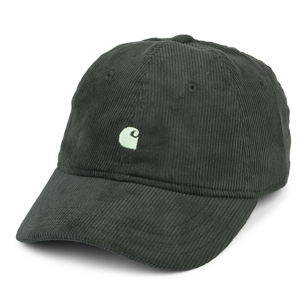 Casquette en Velours Côtelé Harlem forêt-vert clair CARHARTT WIP