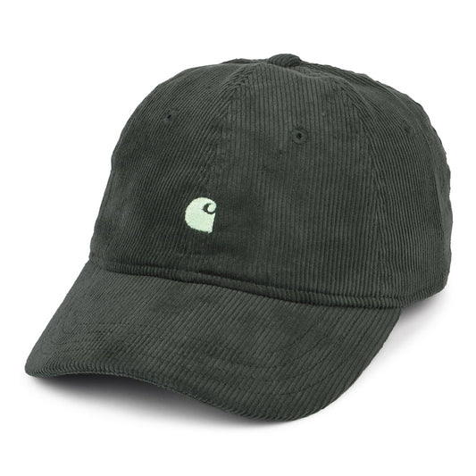 Casquette en Velours Côtelé Harlem forêt-vert clair CARHARTT WIP