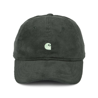 Casquette en Velours Côtelé Harlem forêt-vert clair CARHARTT WIP