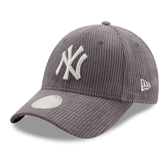 Casquette Femme 9FORTY MLB Fashion Cord New York Yankees gris NEW ERA