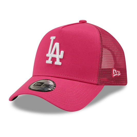 Casquette Trucker A-Frame 9FORTY MLB Tonal Mesh L.A. Dodgers rose NEW ERA