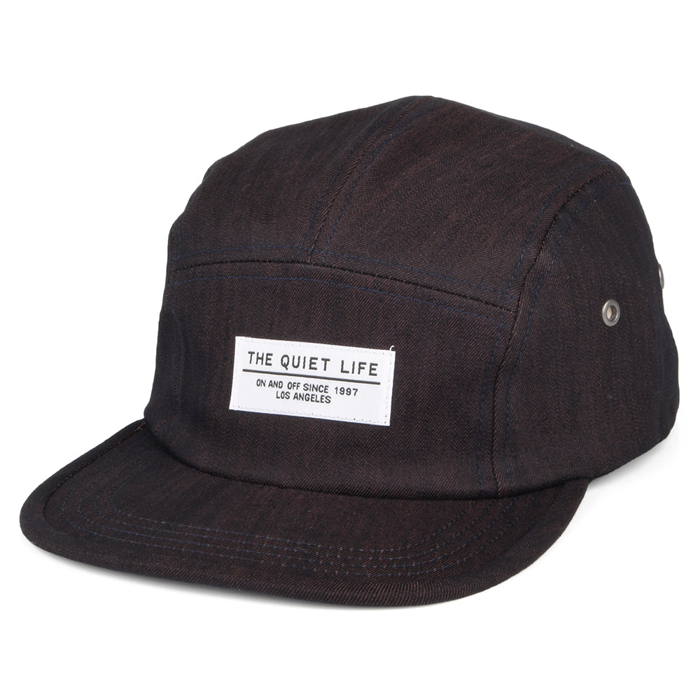 Casquette 5 Panel en Jean Overdyed denim THE QUIET LIFE
