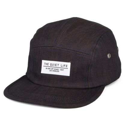 Casquette 5 Panel en Jean Overdyed denim THE QUIET LIFE