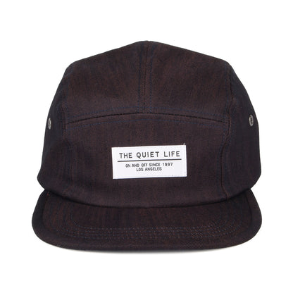 Casquette 5 Panel en Jean Overdyed denim THE QUIET LIFE