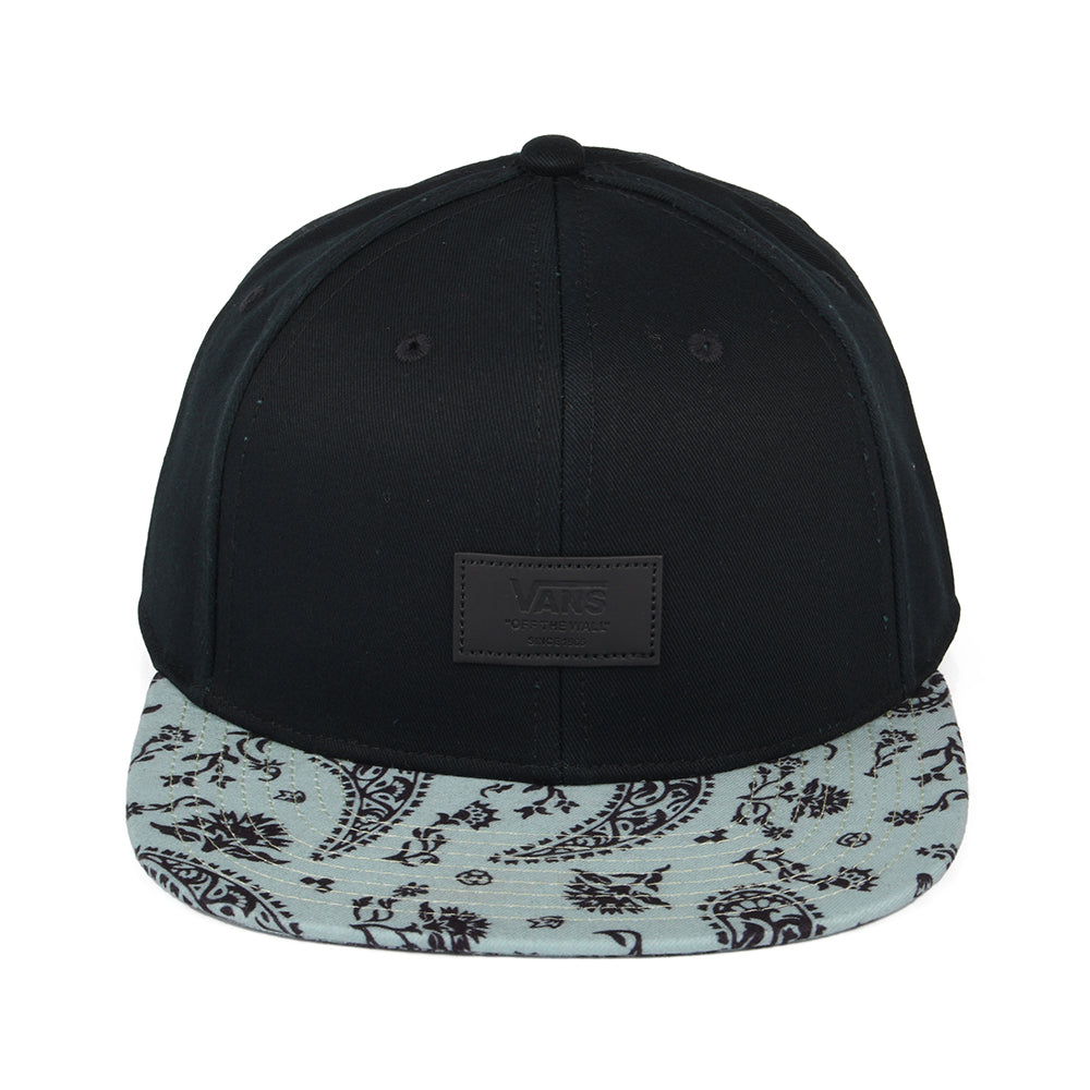 Casquette Snapback Paisley Allover It noir-vert VANS