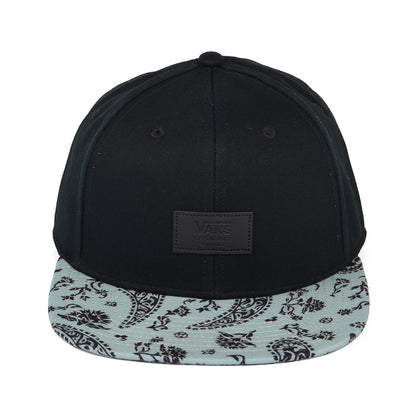 Casquette Snapback Paisley Allover It noir-vert VANS