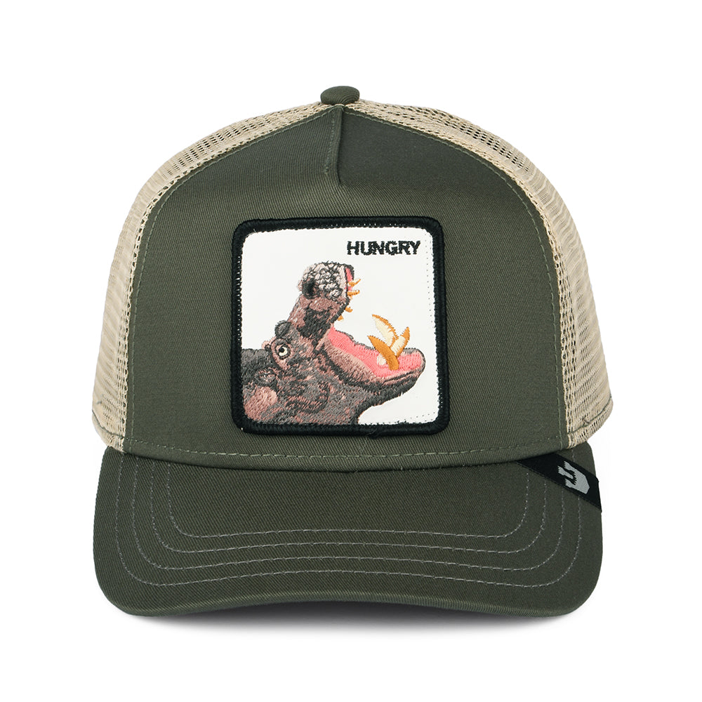 Casquette Trucker Hippo Hooray olive GOORIN