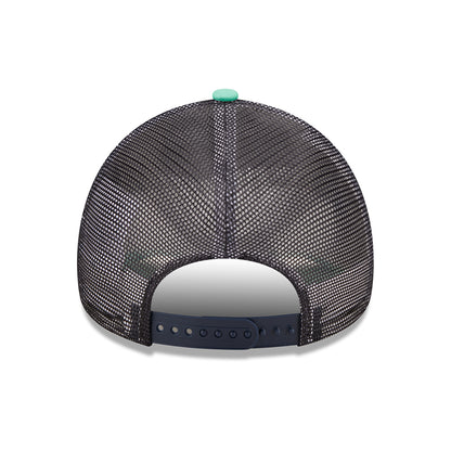 Casquette Trucker Location Icon A-Frame Bay Point turquoise-blanc NEW ERA