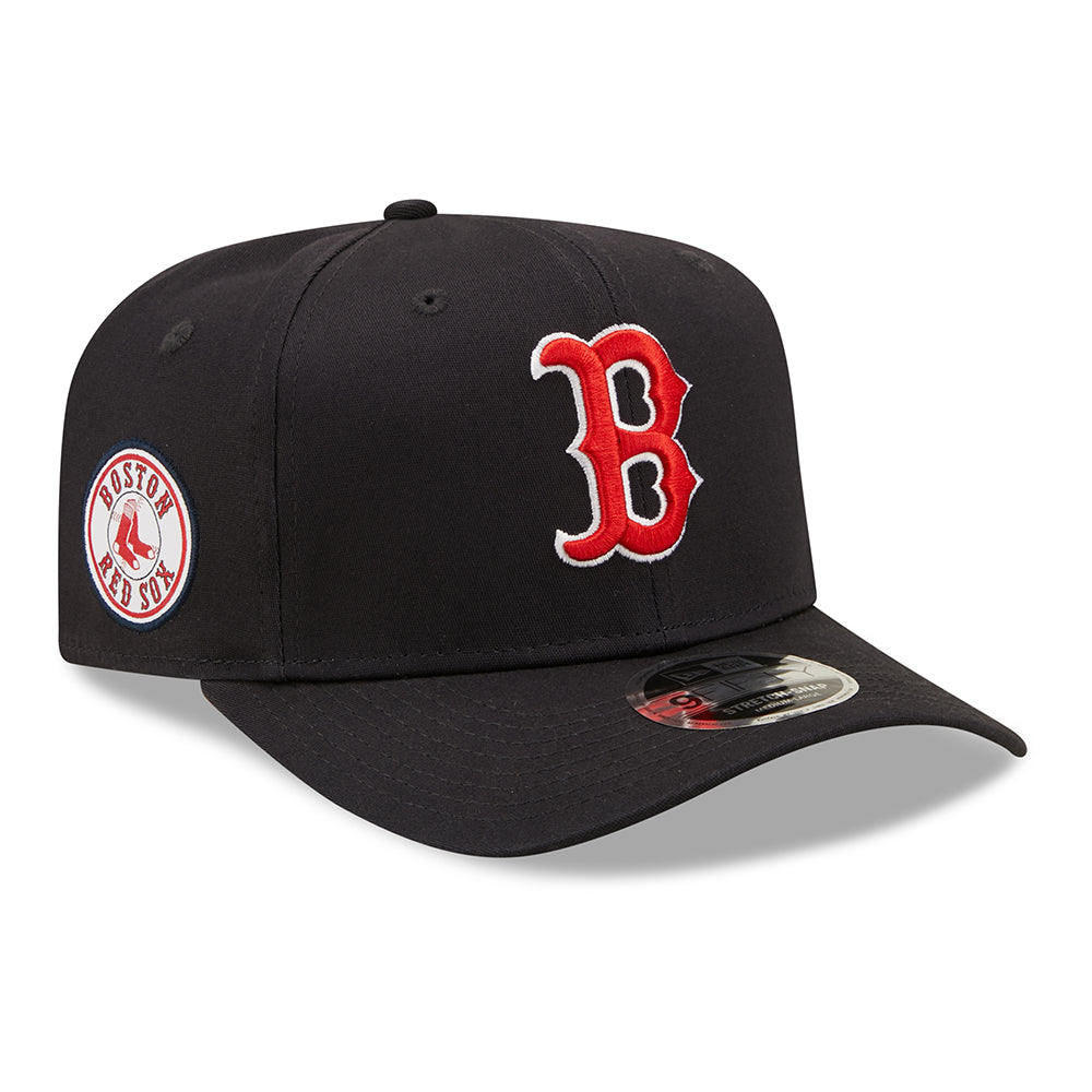 Casquette Snapback 9FIFTY MLB Team Stretch Boston Red Sox bleu marine NEW ERA
