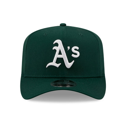 Casquette Snapback 9FIFTY MLB Team Stretch Oakland Athletics vert foncé NEW ERA