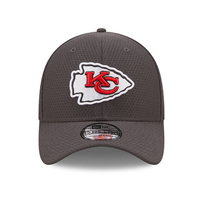 Casquette 39THIRTY NFL Hex Tech Kansas City Chiefs gris NEW ERA