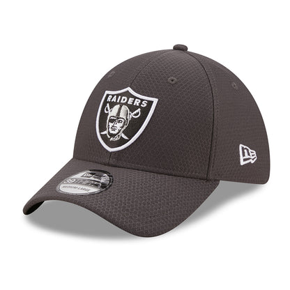Casquette 39THIRTY NFL Hex Tech Las Vegas Raiders gris NEW ERA