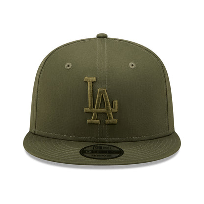 Casquette 9FIFTY MLB League Essential L.A. Dodgers olive NEW ERA