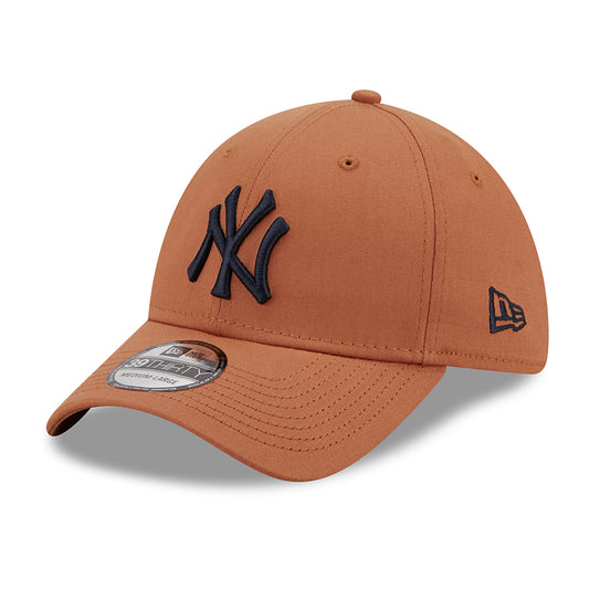 Casquette 39THIRTY MLB League Essential New York Yankees toffee-bleu marine NEW ERA