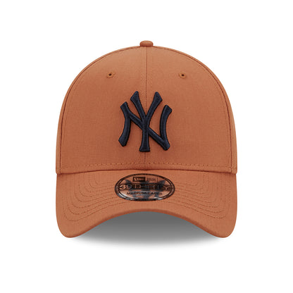 Casquette 39THIRTY MLB League Essential New York Yankees toffee-bleu marine NEW ERA