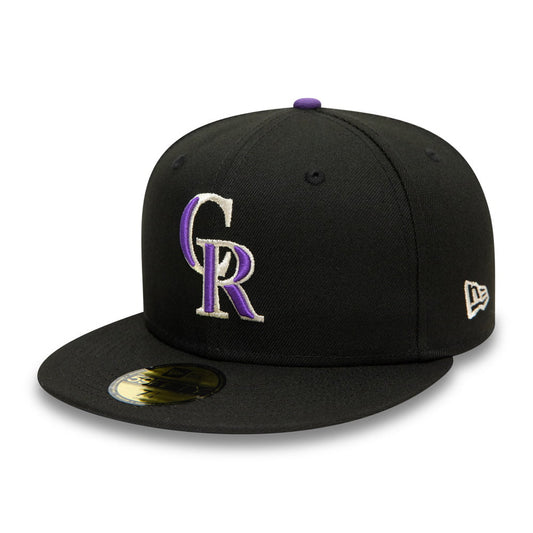 Casquette 59FIFTY MLB On Field AC Perf Colorado Rockies noir NEW ERA