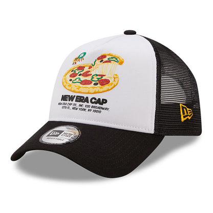 Casquette Trucker Food Pack A-Frame Pizza noir-blanc NEW ERA