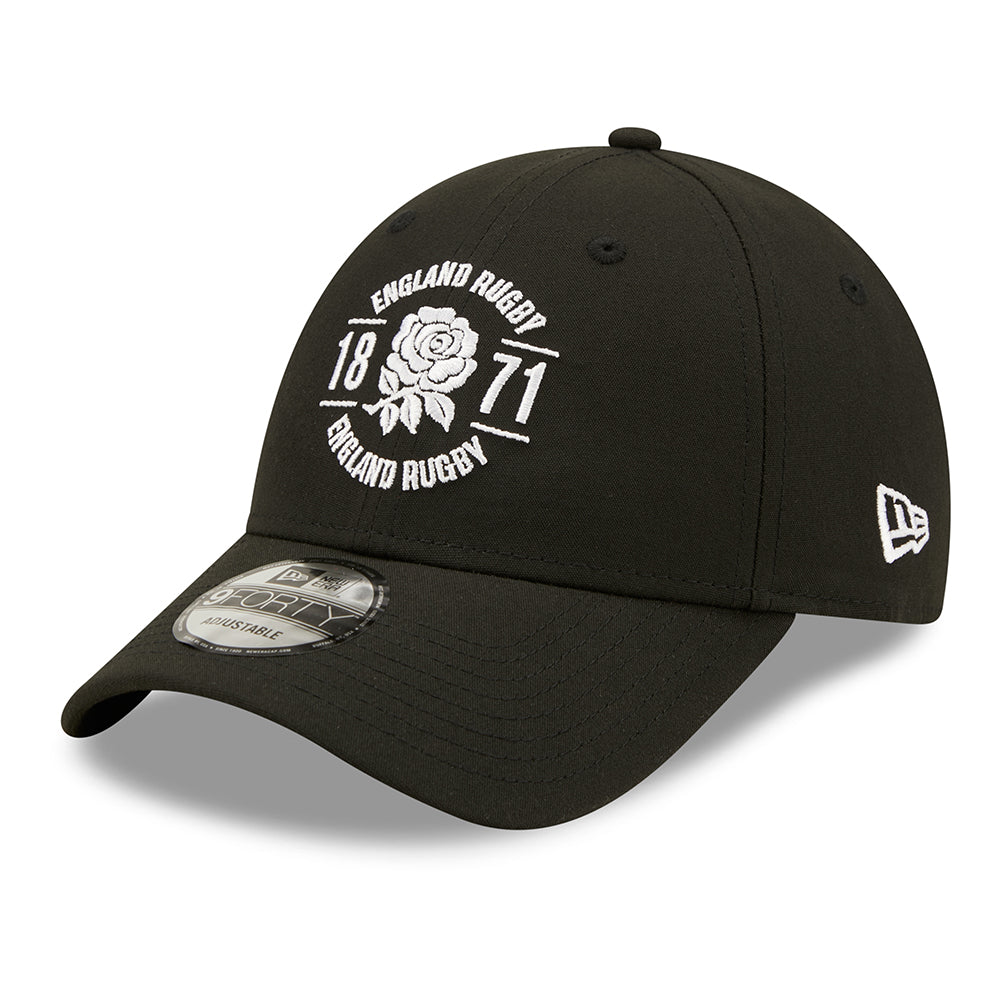 Casquette 9FORTY Repreve Recyclé Rugby Football Union noir NEW ERA