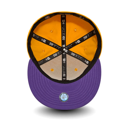 Casquette 59FIFTY NBA Essential L.A. Lakers jaune-violet NEW ERA