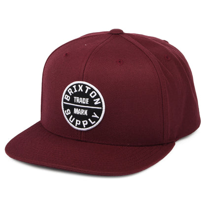 Casquette Snapback Oath III acajou BRIXTON
