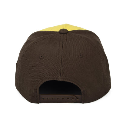 Casquette Snapback Crest C NetPlus MP jaune-marron BRIXTON