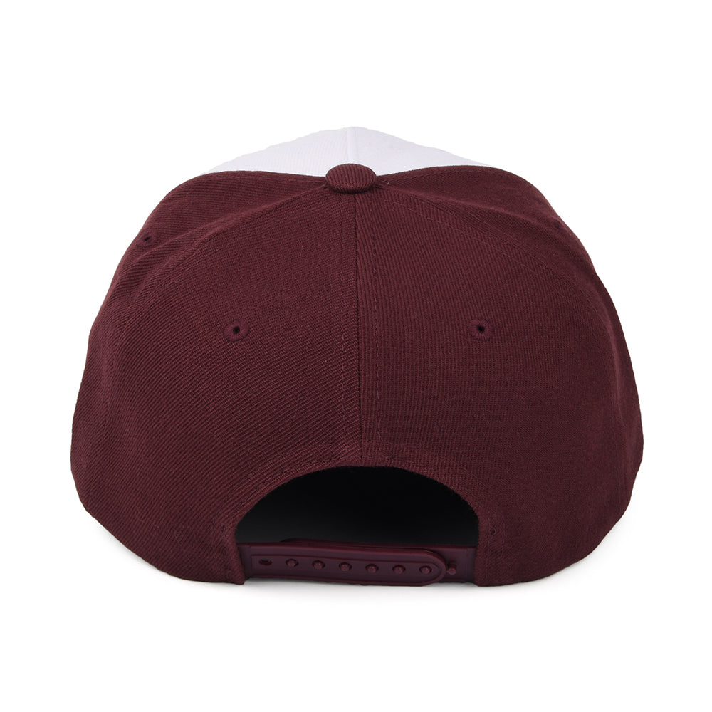 Casquette Snapback Linwood C NetPLus MP blanc-acajou BRIXTON