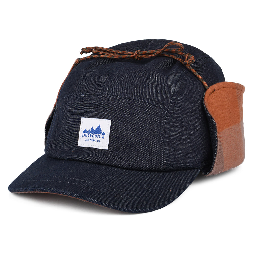 Casquette 5 Panel Avec Protège-Oreilles Range denim-marron PATAGONIA
