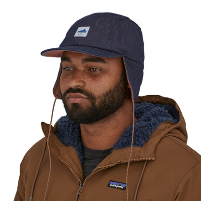 Casquette 5 Panel Avec Protège-Oreilles Range denim-marron PATAGONIA