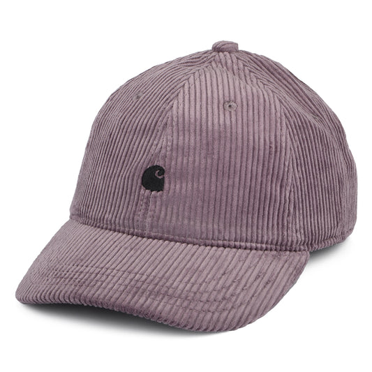 Casquette en Velours Côtelé Harlem violet clair CARHARTT WIP