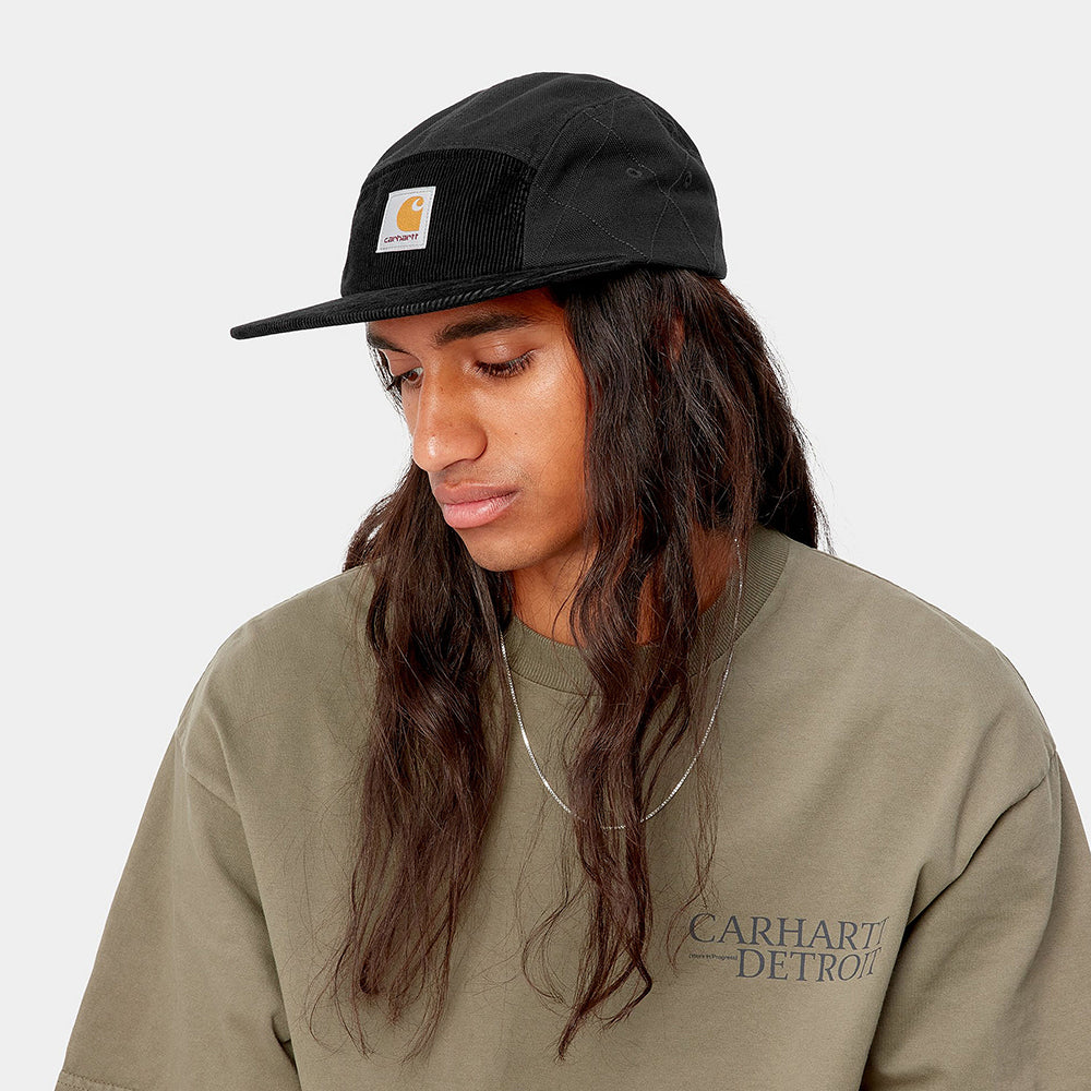Casquette 5 Panel en Coton Bio Kirby noir CARHARTT WIP