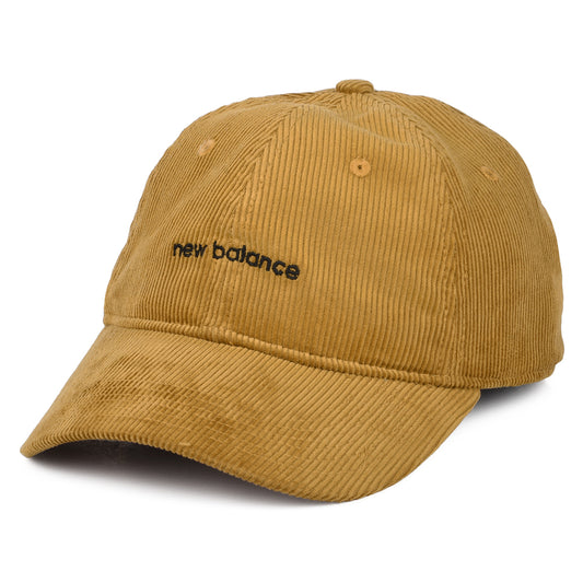 Casquette en Velours Côtelé Délavé camel NEW BALANCE