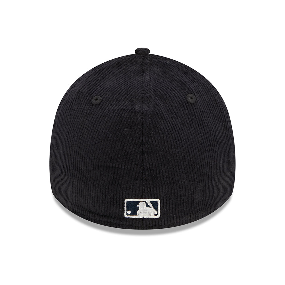 Casquette 39THIRTY MLB Cord New York Yankees bleu marine-blanc NEW ERA